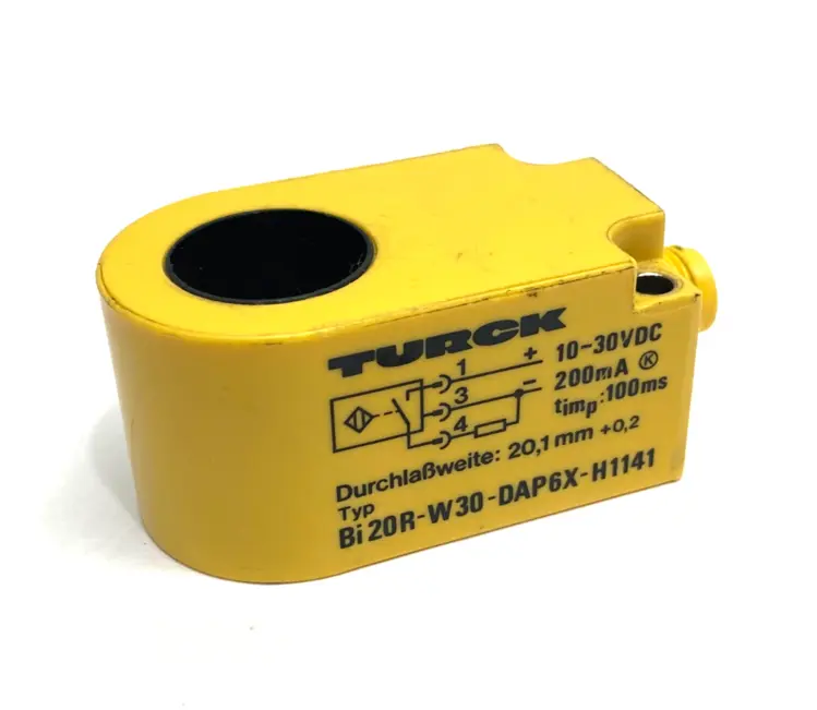 Used TURCK INDUCTIVE RING SENSOR 200MA 10-30VDC 14042 Proximity Sensors | Maverick Industrial Sales #1102679