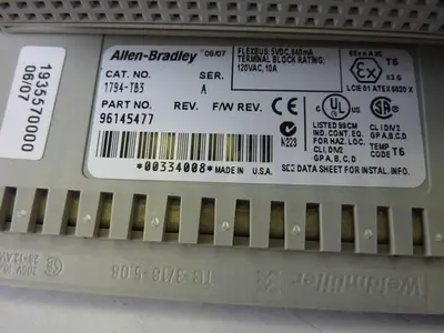 USED ALLEN BRADLEY 1794-OB16 SER A