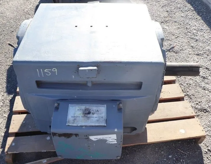 General Electric 200 HP Electric Motor Frame 8155Z 1800 RPM 4160 Volts Rebuilt