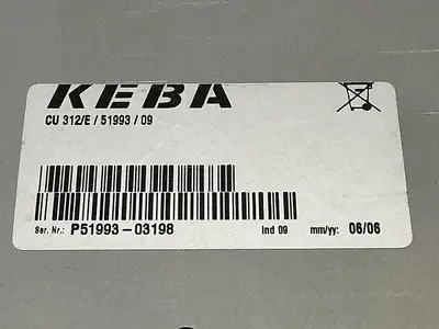 USED KEBA CU 312/E/51993/09