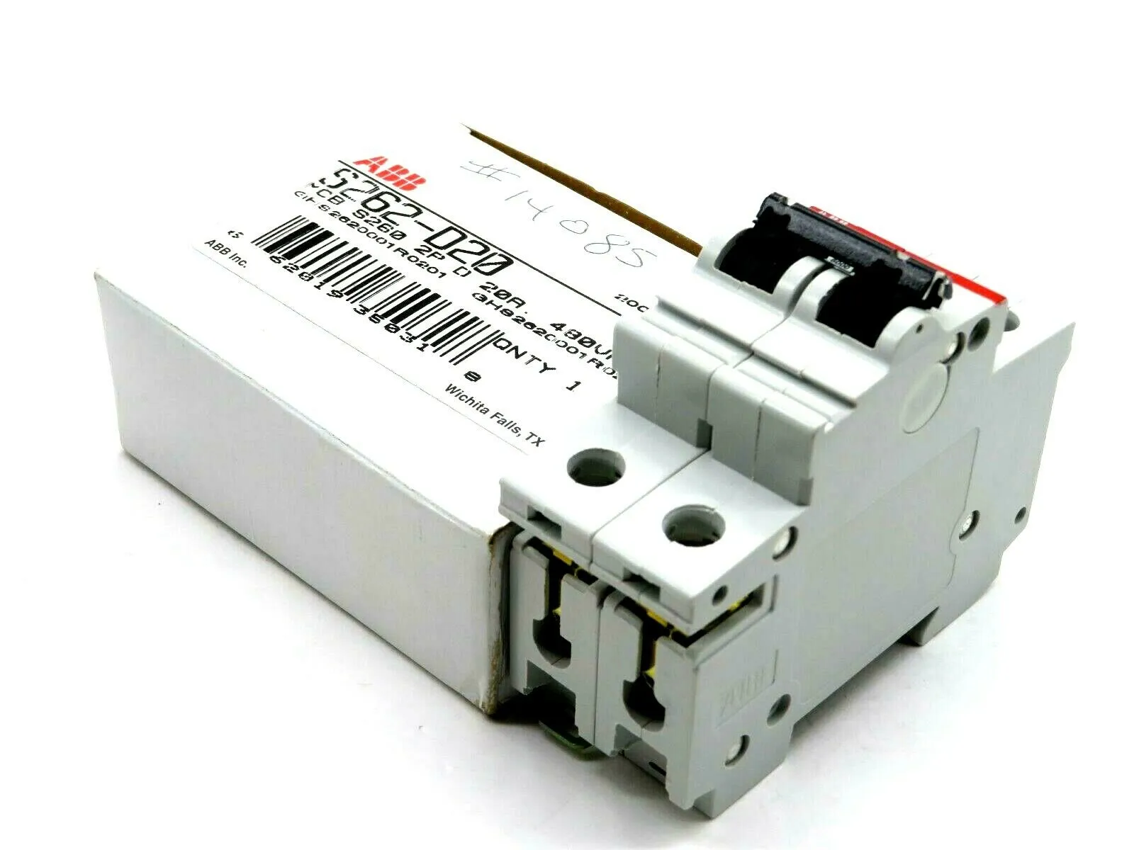 NEW ABB S262-D20 CIRCUIT BREAKER S262D20