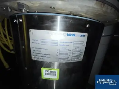 USED BUCHI 107/107 Liter Buchi Kilo Lab Reactor Train System, Glass Lined