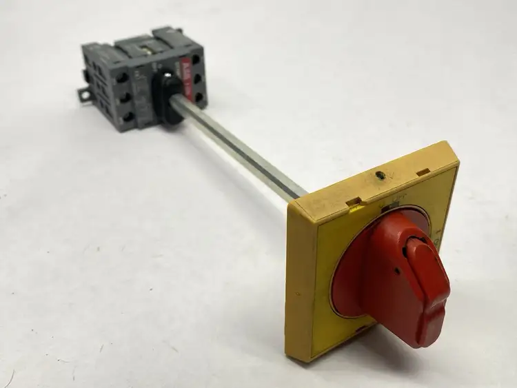 Used ABB SWITCH DISCONNECTOR 3-POLE 16A 600VAC W/ OHYS2RJ SELECTOR HANDLE Relays & Switches | Maverick Industrial Sales #1103182