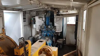 USED OILWELL S-856-10, (FORMERLY S-824-10) 5 3/4 X 8 TRIPLEX MUD / FRAC PUMP PACKAGE