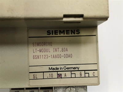 USED SIEMENS 6SN1123-1AA00-0DA0, PART OF THE SET-LT-MODUL INT.8