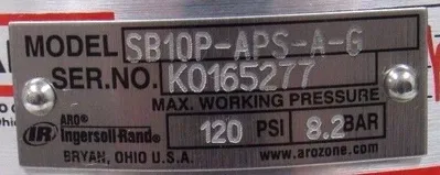 NEW ARO SB10P-APS-A-G PULSATION DAMPENER SB10PAPSAG