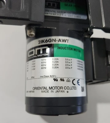 USED Oriental Motor 2IK6GN-AWT
