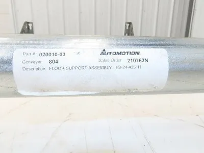 Automotion 24"W Conveyor Leg Stationary Floor Support 43" to 51"H Galvanized