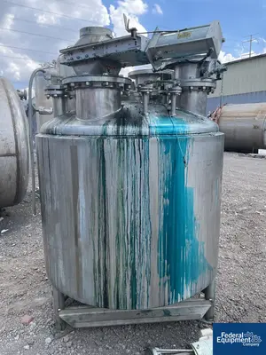 USED Lee Industries 360 Gal Lee Reactor, 304 S/S, 20/100#