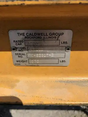 The Caldwell Group 23-1.5-67.125 1.5 Ton Lifting Beam for Crane 6ft X 6″