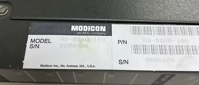 Used MODICON AS-B840-108 Input / Output Modules | Surplus Asset Holdings #1205981