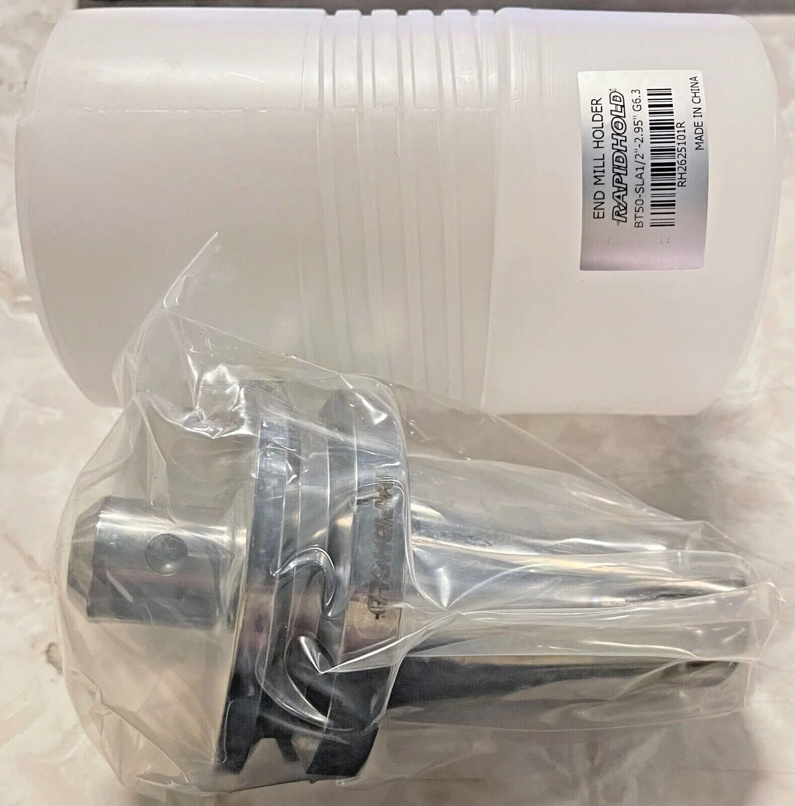 RapidHold BT50-SLA End Mill Holder 1/2" Connection Diameter 2.95" Gage Length