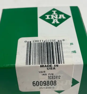 NEW LOT OF 4 SHAEFFLER GROUP INA SCE2412 NEEDLE ROLLER BEARING