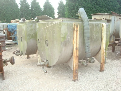 1300 L S/S Jktd Paddle Trough Mixer