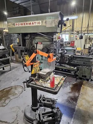20" POWERMATIC MODEL #1200 VERTICAL SINGLE SPINDLE DRILL PRESS: YOBRO #23861