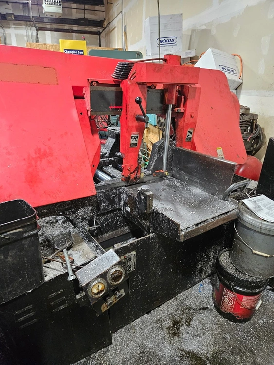 Used 2000 AMADA HA-400W Horizontal Band Saws Connecticut US | Revelation Machinery #401794