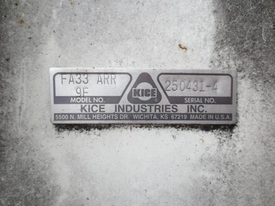 USED 2006 KICE FA33 ARR 9F