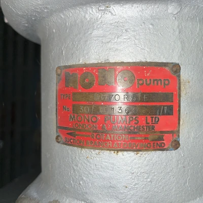 115 LPM S/S Mono Pump Type MH70 2.2 kW