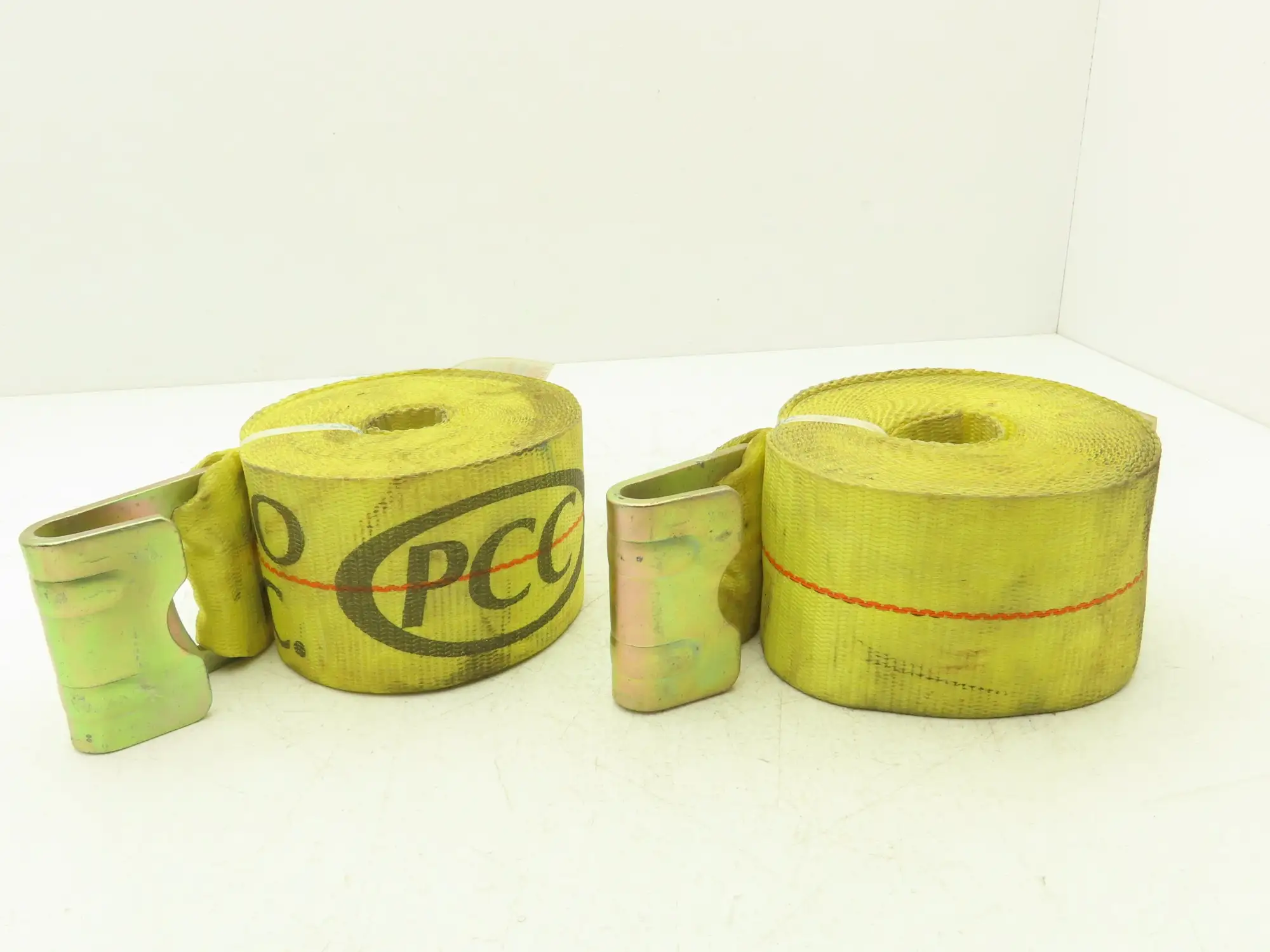 Pacific Cargo 4"x 30' Winch Strap Flat Hook Flatbed Tie-Down 5000 Lbs  Lot of 2