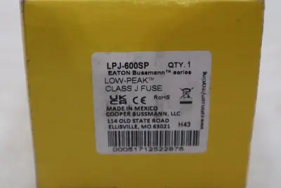 EATON CORPORATION BUSSMAN LPJ-600SP / LPJ600SP (BRAND NEW) STOCK GF-1111