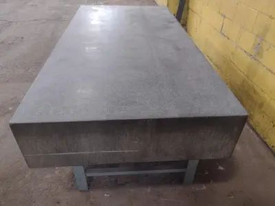 8' X 4' X 14" CHALLENGE PRECISION LAYOUT INSPECTION GRANITE TABLE: STOCK #23797
