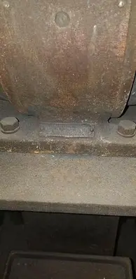 USED W.D. ALLEN 10'' DUAL WHEEL GRINDER