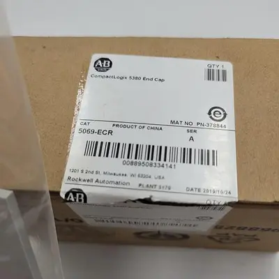 New | in-Stock ALLEN-BRADLEY ALLEN BRADLEY COMPACT LOGIX 5380 END CAP 5069-ECR SER A *NEW IN BOX* 378844 PLC Input & Output | ND Industrial Surplus #1219645