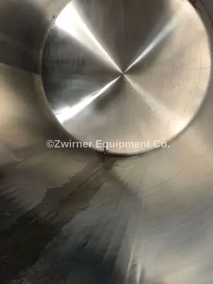 Walker 4,000 Gallon Refrigerated Horizontal Cylindrical Storage Tank, Stainless Steel Front Head