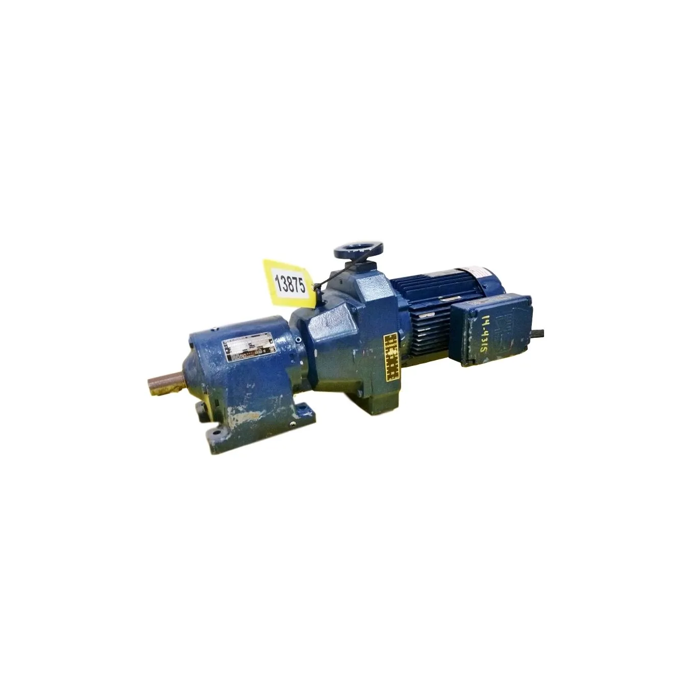 SEW EURODRIVE 3 hp Gear Motor Type DF258DT160L34