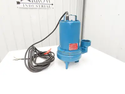 Barnes 3SE1074L Submersible Sewage Ejector Sump Pump 3"NPT 1Hp 240V 1PH 200GPM