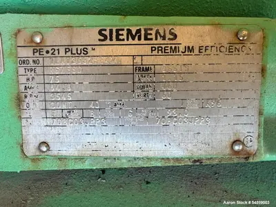 Used SPENCER TURBINE CO F135X75 SP Blowers Illinois US | Aaron Equipment #1348254