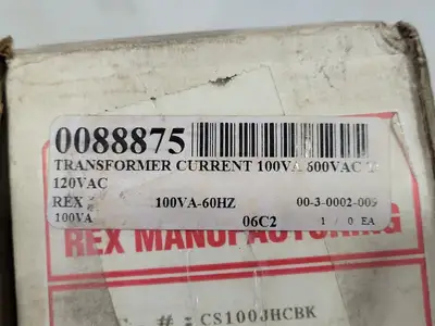 NEW REX MANUFACTURING CS100JHCBK