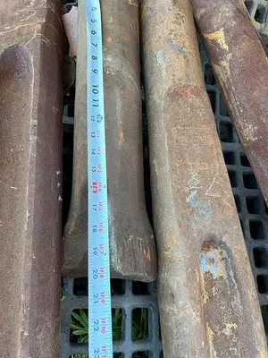 Used AFTERMARKET 6" CHISEL BIT FOR CABLE TOOL DRILL RIG Construction Equipment Parts Pennsylvania US | East West Machinery & Drilling #1417367