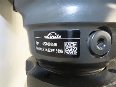 Linde AK20E-02 Forklift Dual-Wheel & Motor Front Axle Assembly Off E20C