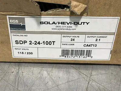 Used SOLA HD / EMERSON SDP 224100T DIN Rail Power Supplies Ohio US | HGR 24 #1549597