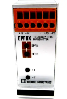 NEW MOORE INDUSTRIES EPFDX/B/4-20MA/12-42DC-RF ISOLATOR EPFDXB420MA1242DCRF