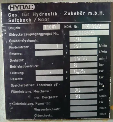 Krauss-Maffei HZ 125/3.2 SiD peeler centrifuge, Hastelloy.