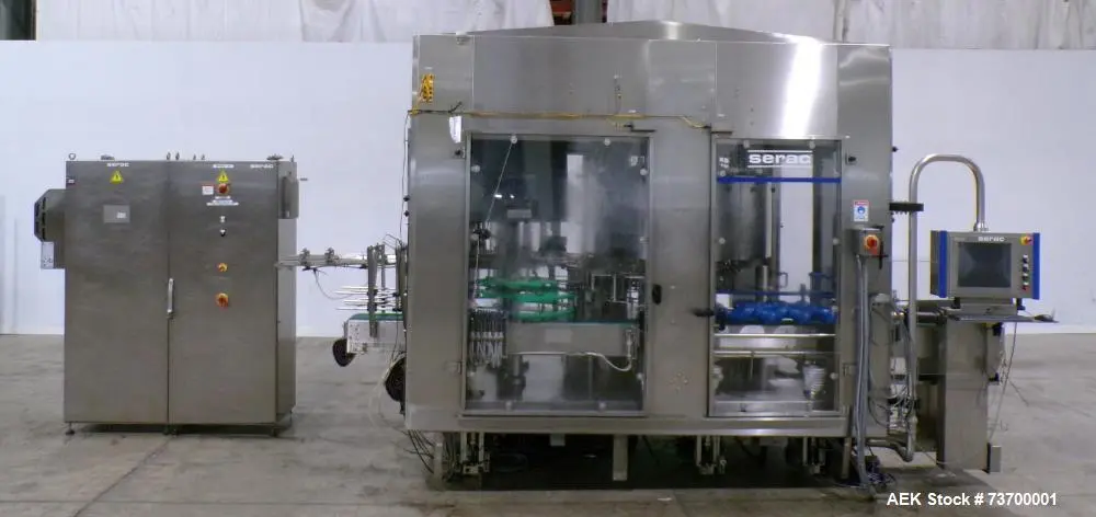 Used SERAC 18/6 Bottle Fillers Illinois US | Aaron Equipment #1355232