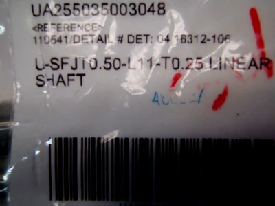 New | in-Stock Misumi Precision Linear Shaft 1 End Tapped 1/4-20 Slides Michigan US | Maverick Industrial Sales #1463884
