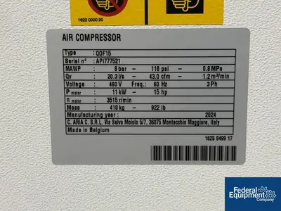 Used Quincy 15 hp Qunicy Air Compressor, model Q0F15 Air Compressors (Misc) Ohio US | Federal Equipment Company #1348170