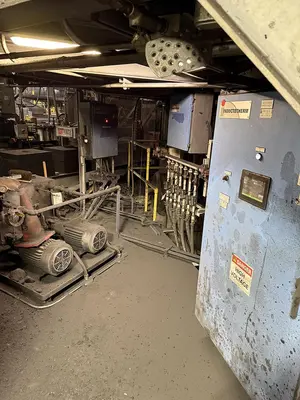 USED 2019 INDUCTOTHERM 5 TON PRESSURE POUR FURNACE