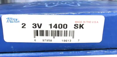 NEW MARTIN SPROCKET 2 3V 1400 SK SHEAVE 23V1400SK