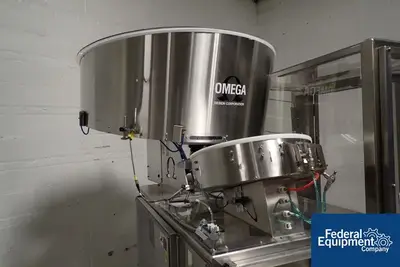 USED OMEGA Omega Bottle Unscrambler/Desiccant Feeder, Model 4D-RP2-DF-15