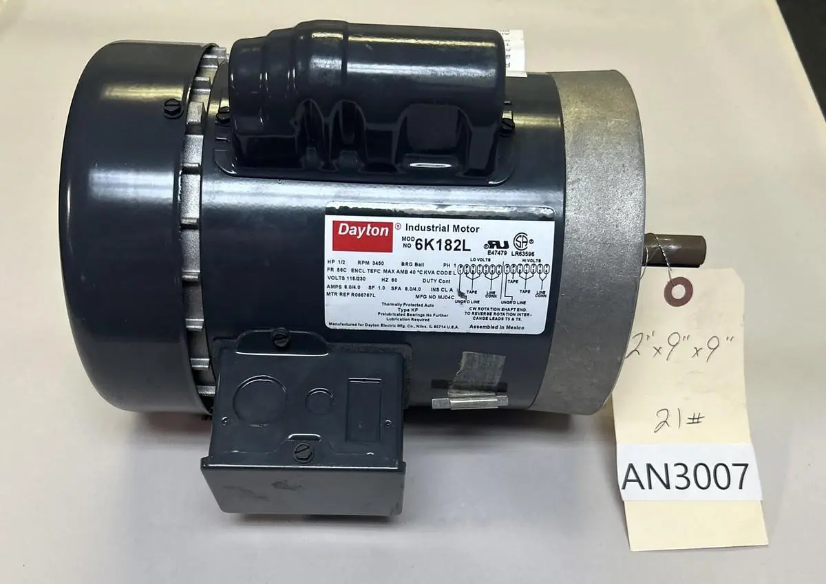 New | in-Stock DAYTON 6K182L Industrial Controls Ohio US | Surplus Asset Holdings #1425177