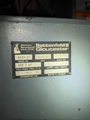 1994 GLOUCESTER ENGINEERING CO 123 DUAL TURRET SHAFTLESS WINDER Winders, Dual Turret | Mark One Machinery (6)