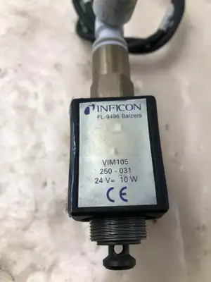 Inficon FL-9496 Balzers Solenoid Valve Coil VIM105 205-031 24VDC 10W