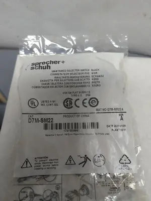 New | in-Stock SPRECHER + SCHUH D7M-SM22 Miscellaneous Equipment (Electrical & Power) Ohio US | Surplus Asset Holdings #1235820