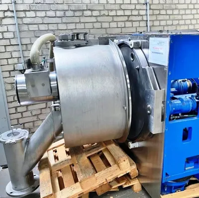 Krauss-Maffei HZ 800/1.0 Ph CIP peeler centrifuge, 316SS.