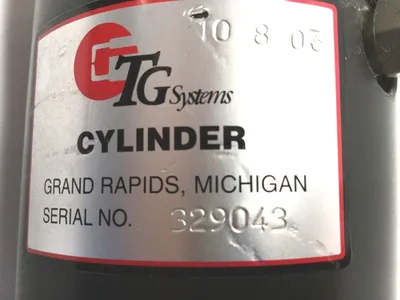 329043 | TG Systems  Welding Robot Pneumatic Cylinder, 18-7/8" Shaft Tip to Base - Used
