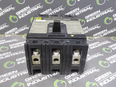 Square D FAL360501212 Circuit Breaker 50 Amps 600VAC w/ Auxiliary Switch Used